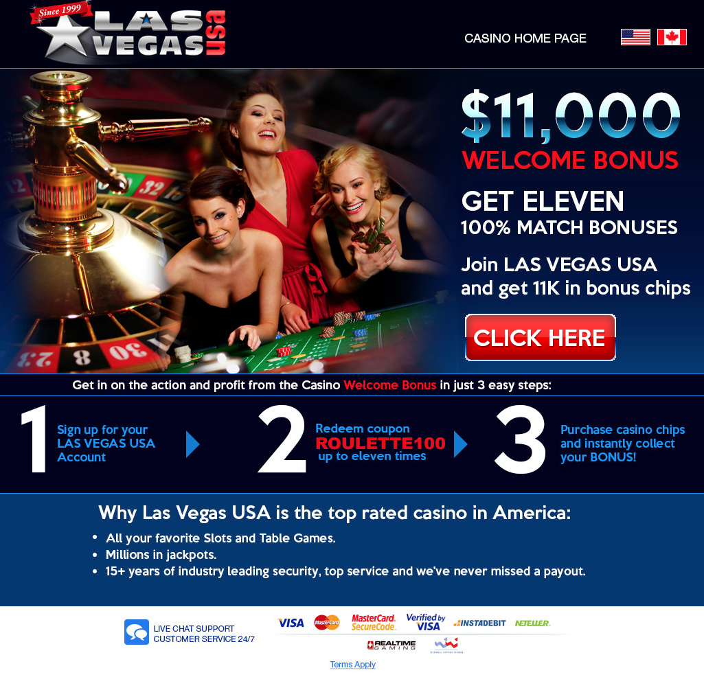 Las Vegas USA Online
Casino