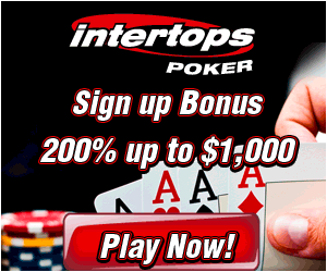 200% Sign up Bonus at IntertopsPoker!